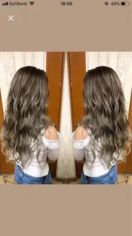 20枚レミシールエクステでオシャレに　ハイライト＆インナー風に🌈🌈