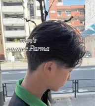 ✨メンズニュアンスパーマ✨カット💇➕ニュアンスパーマ【メンズカット/ニュアンスパーマ/韓国/センターパート/パーマ】