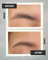 【美眉スタイリング 】ご希望ヒアリング▶︎デザイン＆ご確認▶︎眉周りワックス脱毛･間引き･カット▶︎眉メイク仕上げ