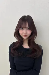 🤍新規限定プレミアム処理剤付き🤍【PREMIUMケアカラー＋選べるうる艶トリートメント】スタイリング仕上げ込み