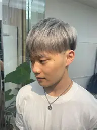 🐺👦🏻カッコよさ追求👦🏻🐺メンズカット＋ハイトーンダブルカラー 🏷️16000yen～