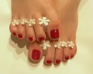 「フット」ワンカラー・ラメグラ