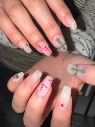 2回目以降🎶60分アートし放題｟持ち込み◎、おまかせ🆗、パーツ付き✨｠