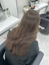 【おすすめ𝐦𝐞𝐧𝐮🎀】ブリーチなし W color + 髪質改善トリートメント✩*.ﾟ