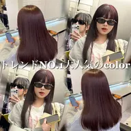 🐍カラーモデル様限定メニュー🐍最高級透明感カラー🪼‪&オリジナルトリートメント✨️💐🤍