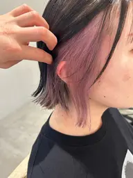 💗✨似合わせカット＋イヤリングブリーチ＋透明感カラー＋プラチナトリートメント✨💗