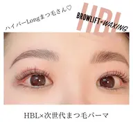 🉐ハリウッドブロウリフト×次世代まつ毛パーマ