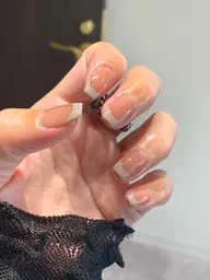 【オフ無し】ベースカラー有りフレンチ