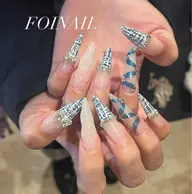 1番人気!✨️チップ長さだし オフあり 150分ボリュームアートやり放題💗