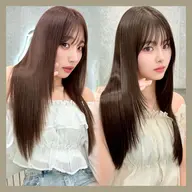 【美髪ケア✨】【ウネリ気になる方🌀】 韓国風カット＋髪質改善ストレートパーマ（縮毛矯正）＋1stepトリートメント