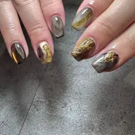 ネイリストおまかせニュアンスdesignコース(ハンドのみ)オフ別途/流行りのマグネットや水彩インクなどを使用