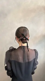 【特別な日の前に💐】大人のナチュラルヘアセット