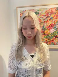 【複雑履歴対応】ケアブリーチ×2＋カラー＋カット＋TR