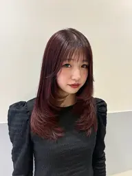 【🍓暖色カラー限定🍓】暖色カラー➕カット➕4stepトリートメント