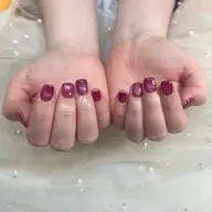 ジェルオフ無料💅ハンドマグネットワンカラー✨甘皮ケア込!