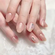 プレオープン価格【シンプルコース/オフあり】ワンカラー･ラメグラデーション❤ストーンorパールサービス❤
