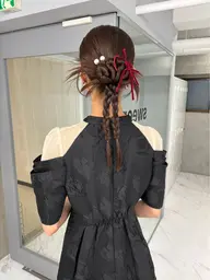【お呼ばれやライブなどの時に♪】🎀ヘアアレンジ🎀
