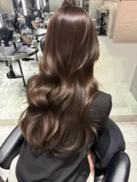 🎀平日限定🎀カット+ケアカラー+ULTOWA髪質改善トリートメント+マイクロバブル