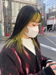 💕インナーカラーorイヤリングカラー💕(ケアブリーチ込み)＋クイックトリートメント