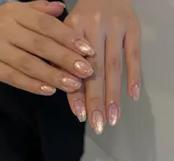 💅話題🩷マグネットネイル🩶一度やるとハマります（≧∇≦）パラジェルも変更🉑オフ