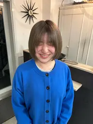 【学割u24】学生応援クーポン カット+ケアブリーチ×1+ケアカラー×1+アミノ酸保湿トリートメント