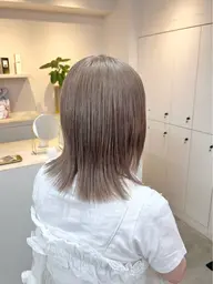 🩵オススメ🩵【1日で垢抜け】透明感ブリーチカラー✨(ブリーチ+オンカラー)