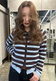 【⠀U25  】ブリーチありWcolor  milbon treatment