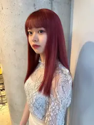 💫【3回目以降使える】ダブルカラー(ケアブリーチ込み)➕Aujuaトリートメント➕ブロー💫