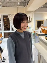 【☆巻ける美髪縮毛矯正☆】高発色カラー+カット+髪質改善トリートメント