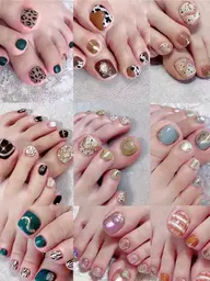 フット💖持ち込みデザイン10本💖パーツ、シールつけ放題(7日お直し無料)