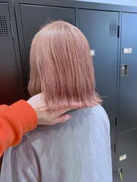 ✔ミニモ限定🍓4月限定♪1日.2名限定🍓✨️ブリーチなしケアダブルカラー➕プチトリートメント➕コテ巻き✂️