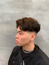 【気になる痛み😖】メンズカット＋ダメージレスカラー