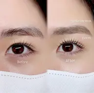 【ミニモ限定価格】🌷上まつげパーマorパリジェンヌ＋眉毛wax/アイブロウスタイリング🌷¥14,300→￥5,500