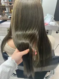 人気No.2✨髪質改善ケアカラー+トリートメント