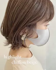 ＜minimo限定クーポン🤍＞立体感、透明感3Dハイライト　＋　カラー※ホイルの枚数により値段は若干変動します