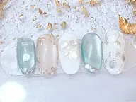 【オフ無し】【ケア込み】✨💅初夏ちゅるネイル