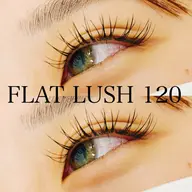 フラットラッシュ120本💖束感にしやすい👌