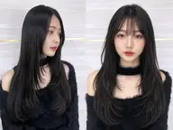 【結んで可愛い】前髪➕顔周りレイヤーカット