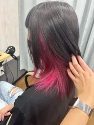 カット➕インナーカラー➕3stepトリートメント（ブリーチ1回・フルカラー込み)