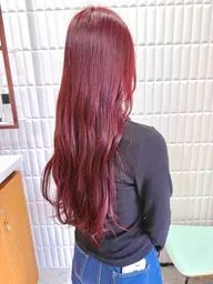 🐾トリミングカット+ブリーチなしダブルカラー+艶トリートメント🐾