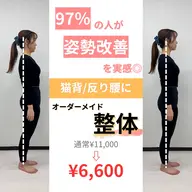 🌟迷えばこれ！整体人気No. 1🙆‍♂️全身マッサージ 11000→6600