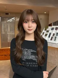 【梅雨前に☔️】前髪&顔周り縮毛矯正+前髪カット+トリートメント