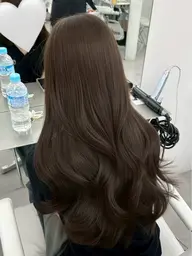 【⏰営業前限定⏰】透明感たっぷりうる艶カラー➕韓国式うる艶トリートメント🇰🇷