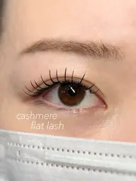 カシミヤフラットラッシュ130本まで/デザイン・本数自由！コーティング無料