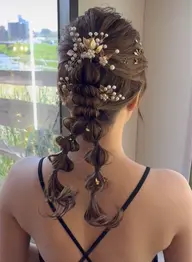 *ヘアセット→結婚式お呼ばれや推し活に♡