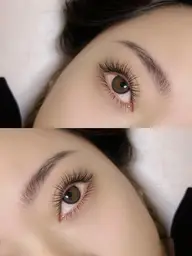 最強持続力！LED装着【♥バインドロック 上まつげ400本