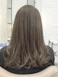 💛お試しプライス🧡透明感カラー+コテ巻き💜