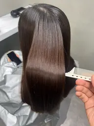 【まとめて髪質改善するならコレ🎁】透明感カラー➕髪質改善ストレート➕似合わせ小顔カット✨️