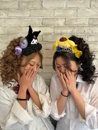 体育祭ヘアセット💖✨
