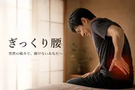 【ぎっくり腰・ヘルニア】専門メニュー｜無理に触らず回復へ導きます